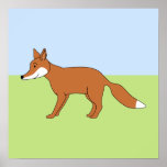Red Fox. Poster