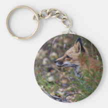 Red Fox - Profile of a Fox Keychains