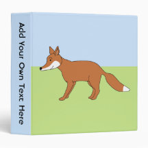 Red Fox. Vinyl Binders