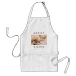 Red Fox Wildlife Watercolor Artist's Smock Apron