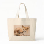Red Fox Wildlife Watercolor Friday Harbour Tote Ba