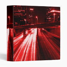 Red Freeway 3 Ring Binder