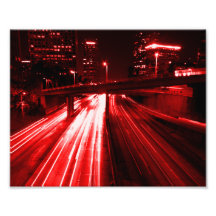 Red Freeway Photo Art