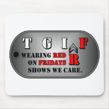 Red Fridays Mouse Pad