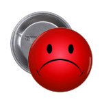 Red Frownie Button
