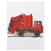 Red Garbage Truck Flyer