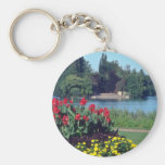 Red Garden In Golden Head Park, Lyon flowers Key Chains