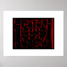Red Gates ~ Print / Poster Chinese Asian Modern