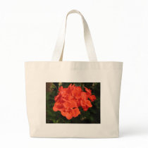red geranium bag