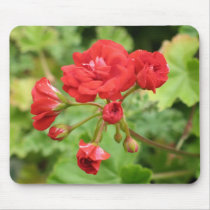 Red Geranium Mousepad