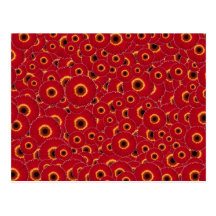 Red Gerber Daisies Post Card