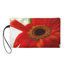 Red Gerbera Daisy Photography Wristlets