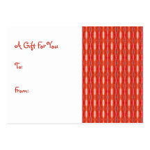 red gift tags business card