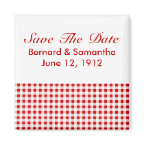 Red Gingham + Custom Colour