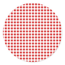 Red Gingham + Custom Colour