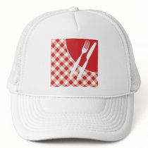 Red Gingham & Cutlery