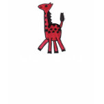 Red Giraffe Ladies 2 Basic T-shirt
