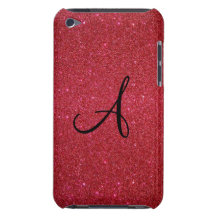 Red glitter Case-Mate iPod touch case