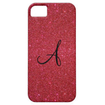 Red glitter iPhone 5 cover