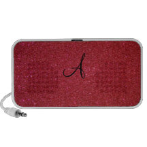 Red glitter iPhone speakers