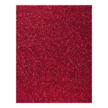 Red Glitter Letterhead Template