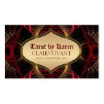 Red Goddess Temple Tarot Business Cards