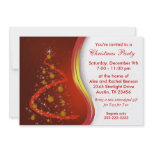 Red Gold Christmas Holiday Party Announcements