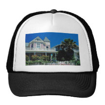 Red Gracious colonial district flowers Mesh Hat