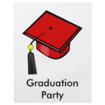 Red Graduation Cap flyers