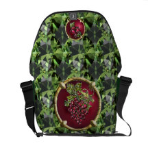 Red Grapes Messenger Bag