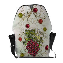 Red Grapes Courier Bags