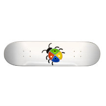 Red Green Blue and Yellow Ladybug Skate Decks