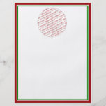 Red & Green (Christmas Colours) Trimmed Template Full Color Flyer