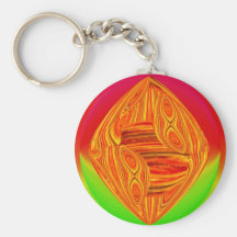 Red Green Colorbox Keychain