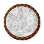 Red Green holiday photo frame