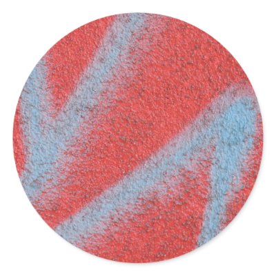 red grey paint round stickers by DonnaGrayson_Photos