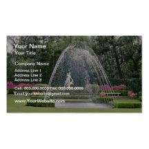 Red Grounds of the Bayou Beno, Houston, Texas flow Business Card