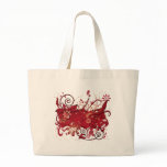 red grunge bags
