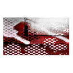 Red Grunge Business Card Templates
