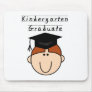 Red Haired Boy Kindergarten Graduate Tshirts Mouse Mat