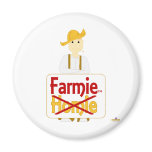 Red Haired Grinning Farmie Brown Pants Farmie X Ho magnets