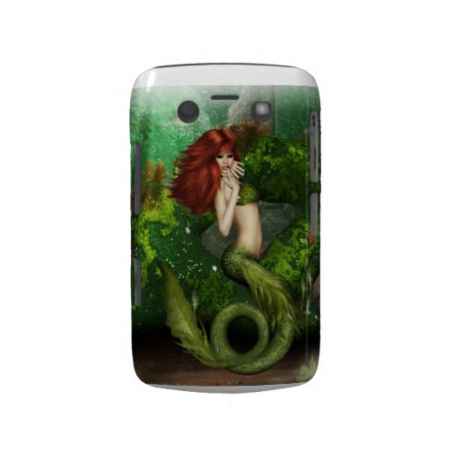 Red Haired Mermaid Blackberry Bold Case