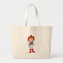 Red Hat Cowgirl Tshirts and Gifts Canvas Bag