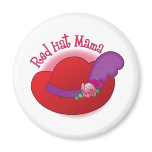 Red Hat Mama Refrigerator Magnets