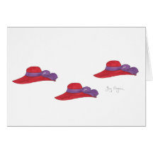 Red Hats Cards