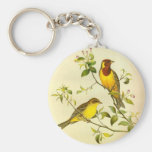 Red-headed Bunting Emberiza bruniceps Key Chains