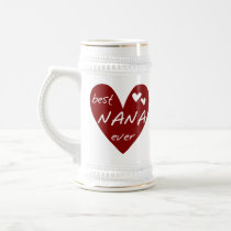 Red Heart Best Nana Ever T-shirts and Gifts Coffee Mug