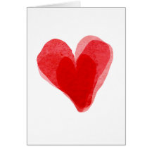 RED HEART Card
