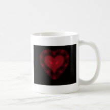 Red Heart Classic White Mug
