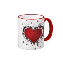 Red Heart Coffee Mug